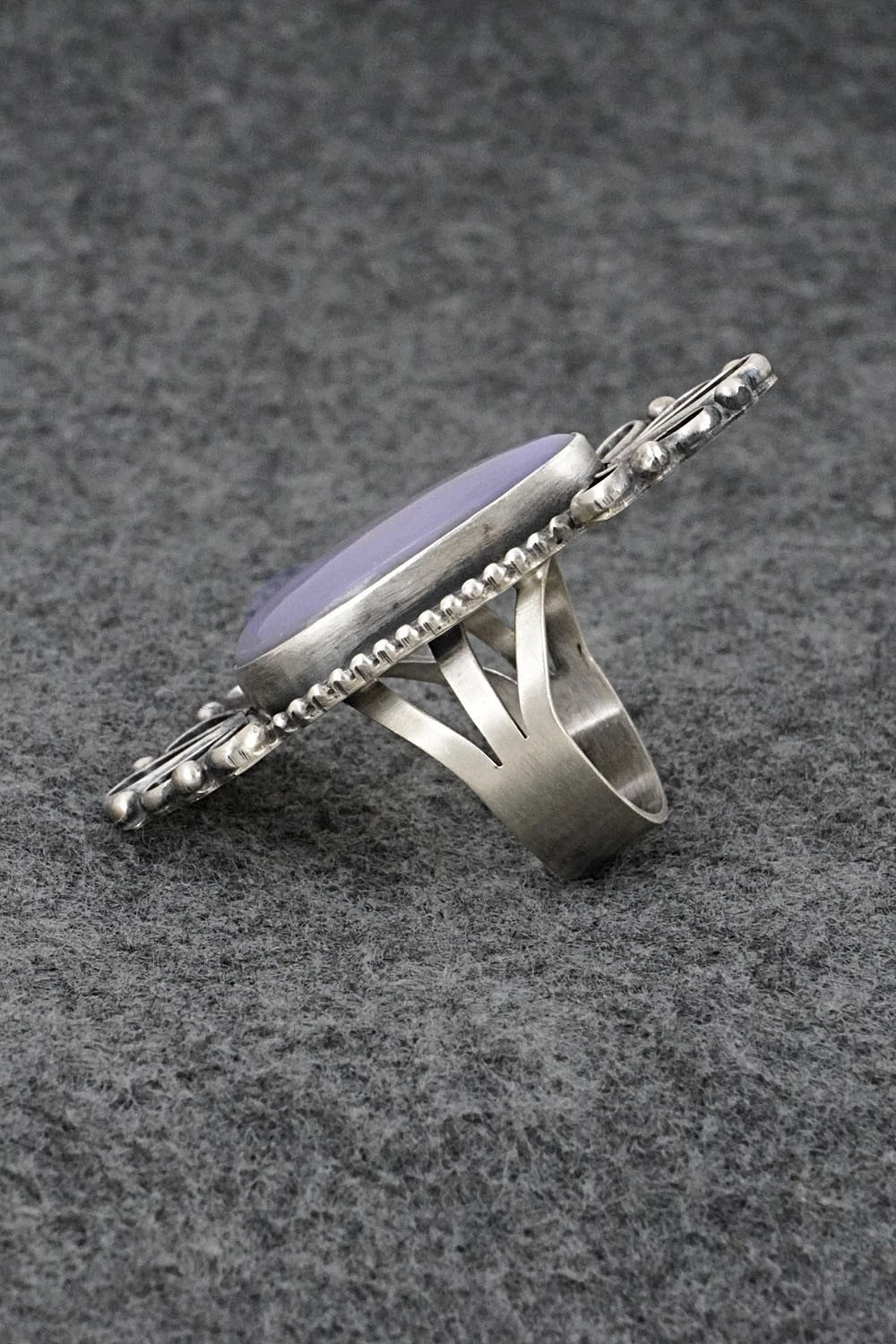 Morado & Sterling Silver Ring - Darrin Livingston - Size 8.5