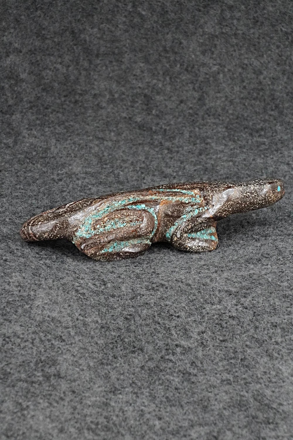 Lizard Zuni Fetish Carving - Harvey Kallestewa