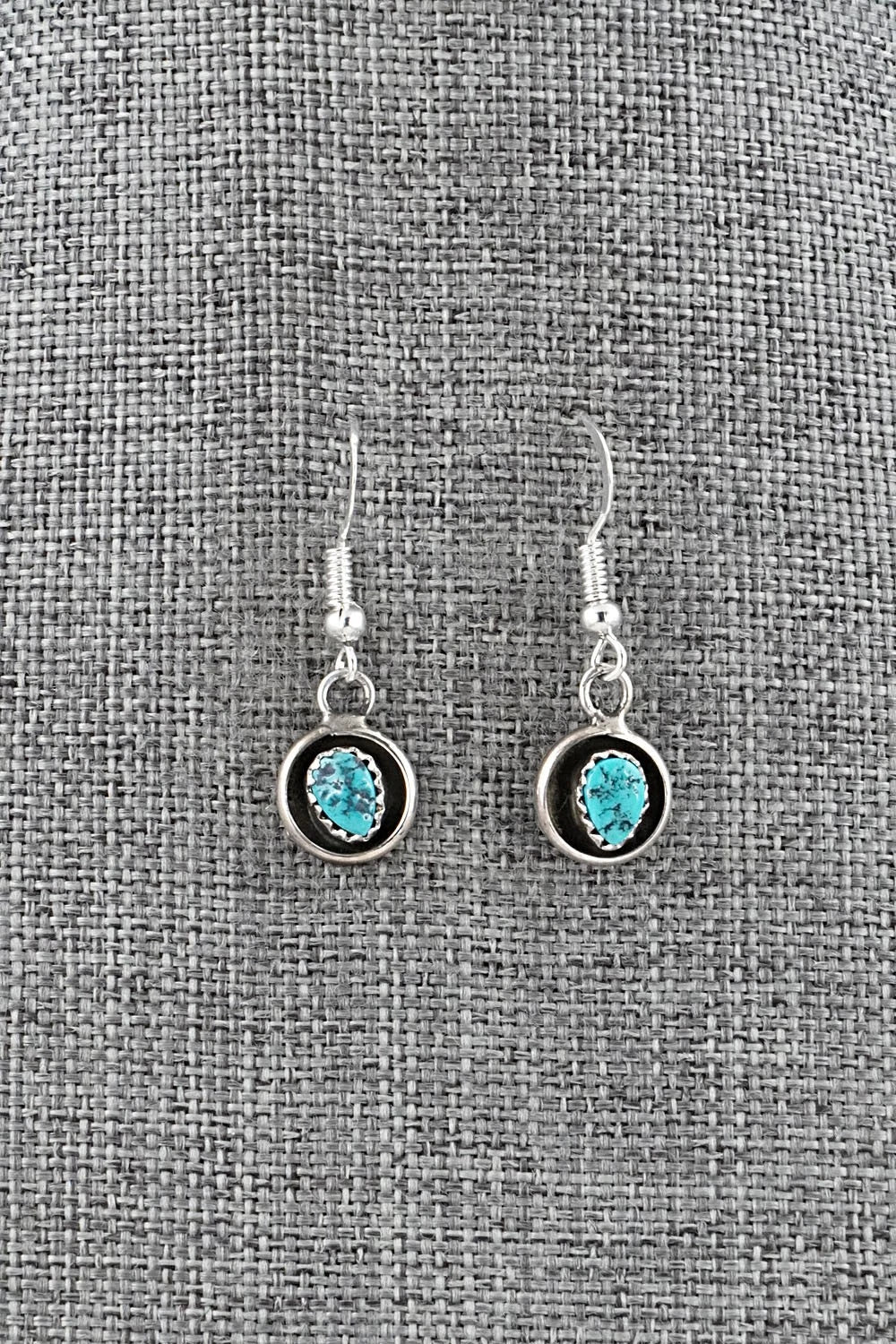 Turquoise & Sterling Silver Squash Blossom Set - Phil Garcia