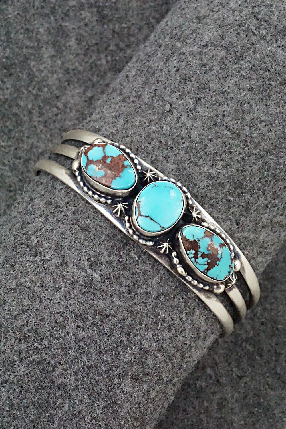 Turquoise & Sterling Silver Bracelet - Darrin Livingston