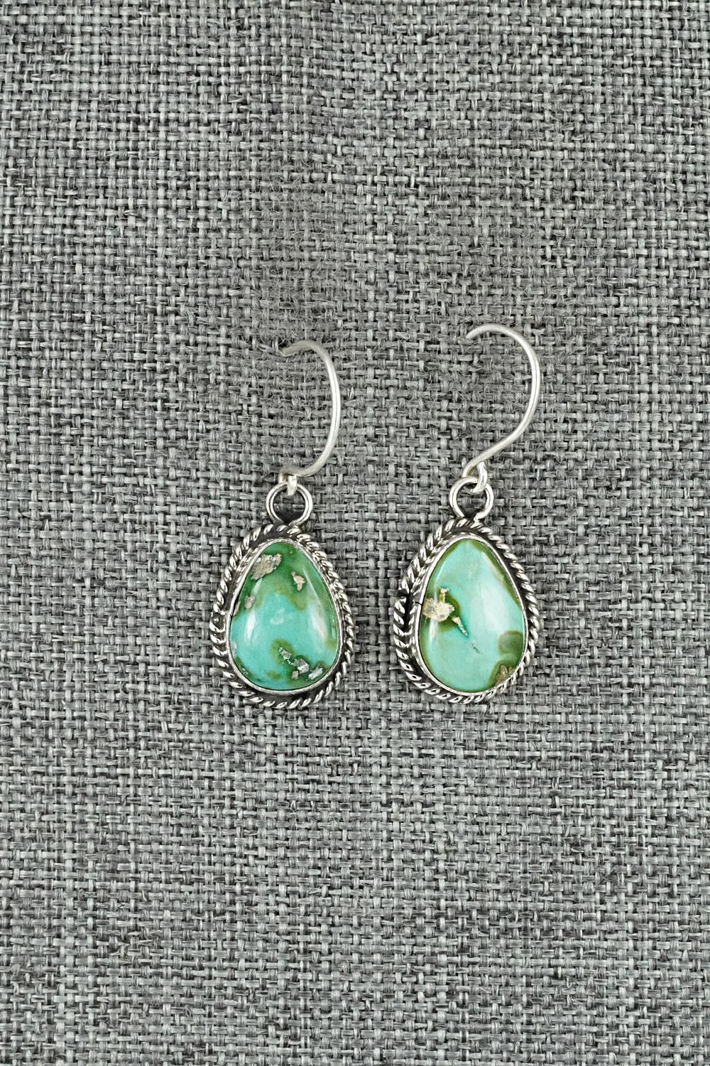 Turquoise & Sterling Silver Earrings - Rosemary Saunders