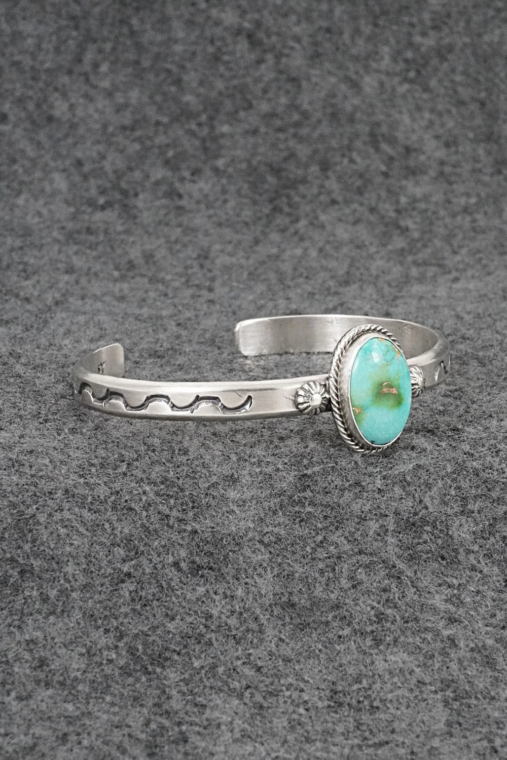 Turquoise & Sterling Silver Bracelet - Samuel Yellowhair