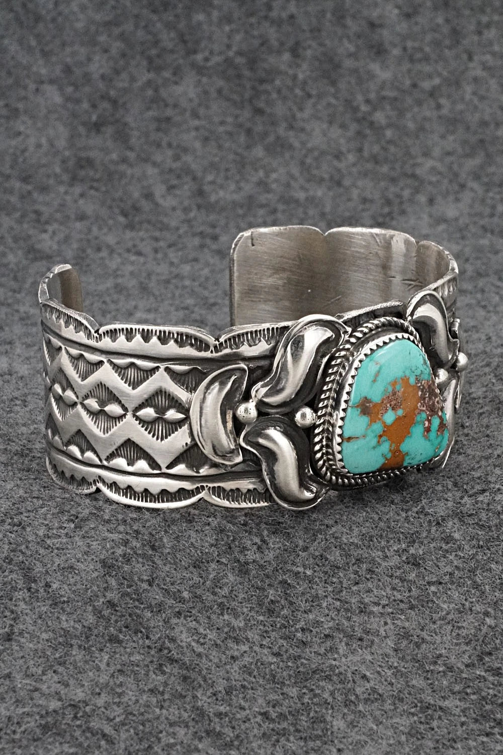 Turquoise & Sterling Silver Bracelet - Tillie Jon