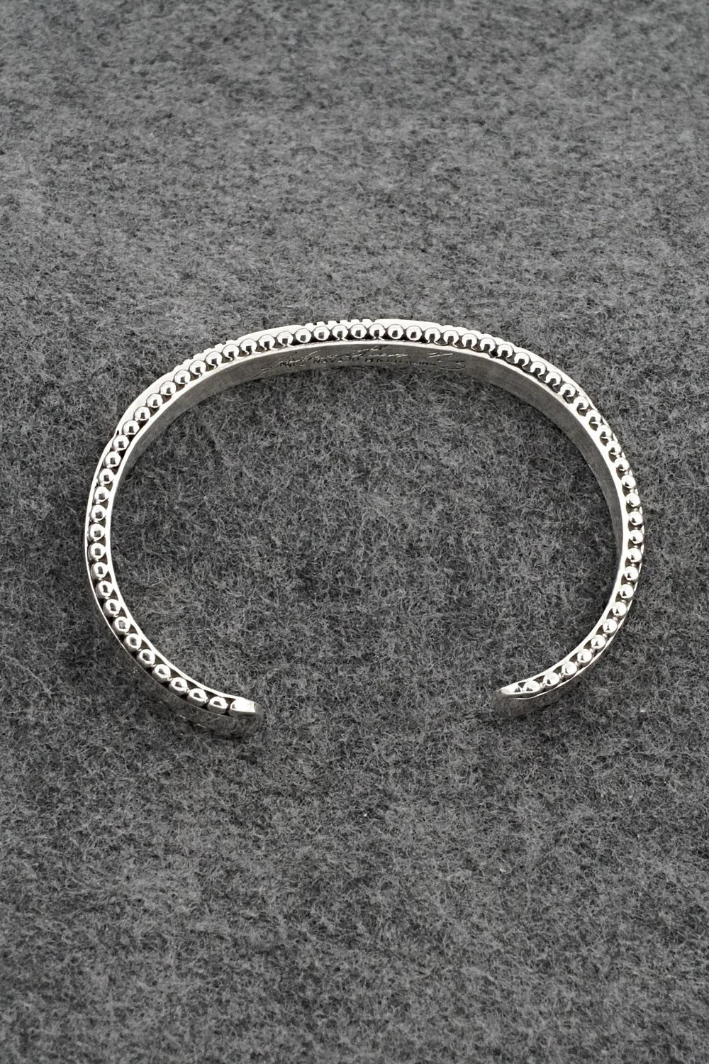 Sterling Silver and 14k Gold Bracelet - Jonathan Nez