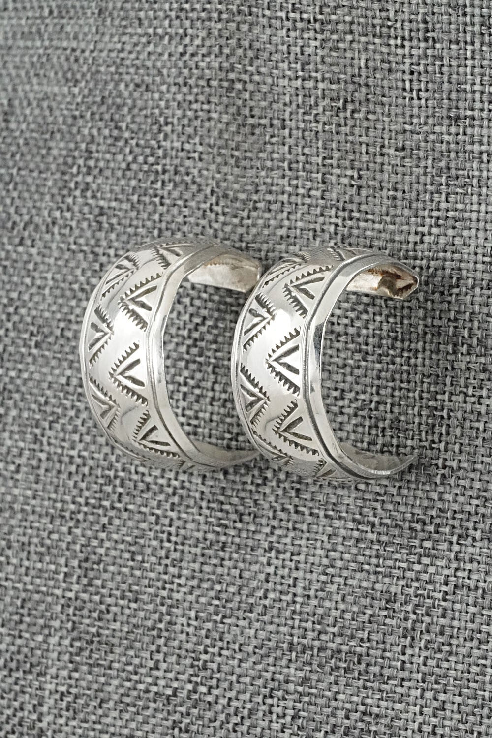 Sterling Silver Hoop Earrings - Nora Ashley