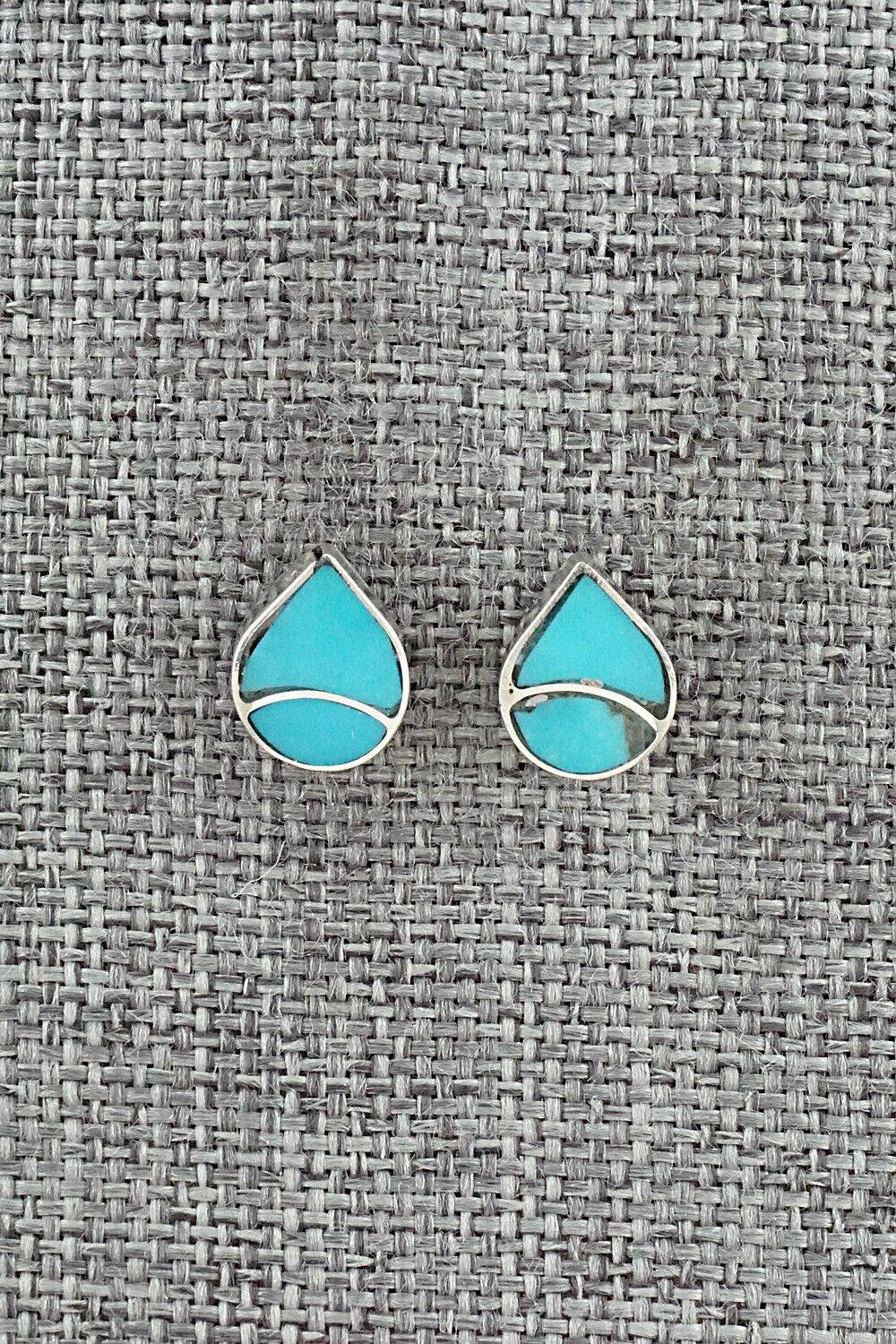 Turquoise & Sterling Silver Earrings - Lynelle Johnson