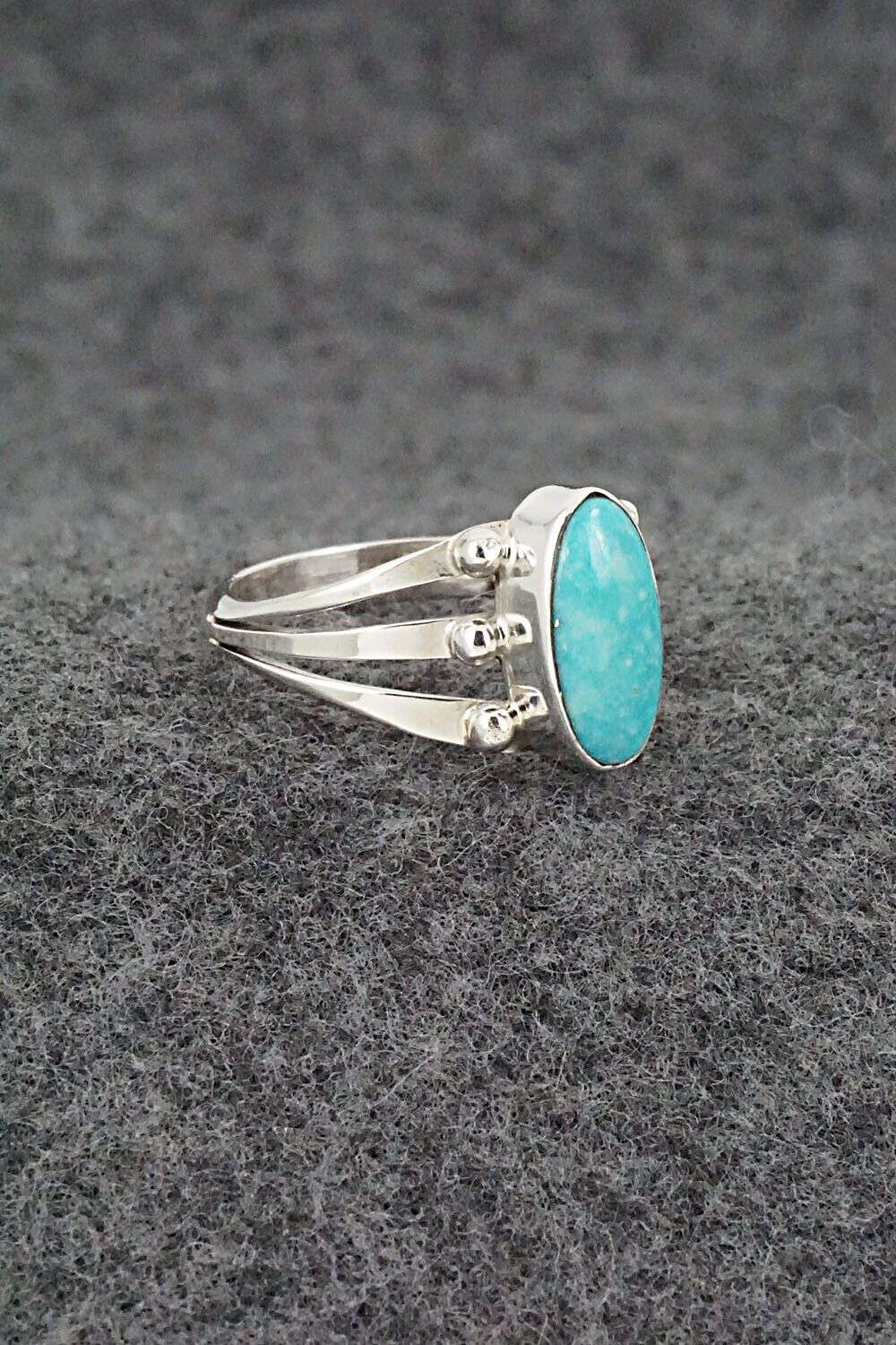 Turquoise & Sterling Silver Ring - Paige Gordon - Size 7.25