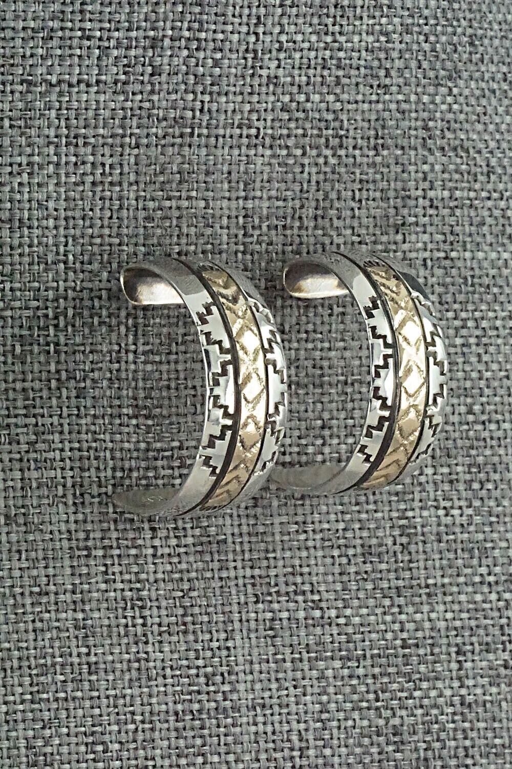 Sterling Silver & Gold Fill Hoop Earrings - Bruce Morgan