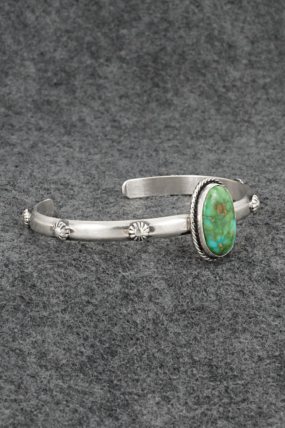 Turquoise & Sterling Silver Bracelet - Samuel Yellowhair