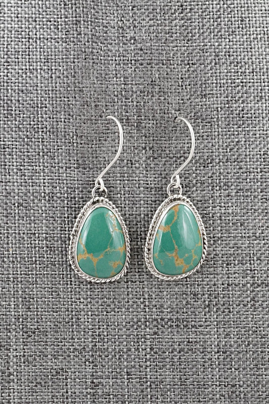 Turquoise & Sterling Silver Earrings - Eugene Gruber