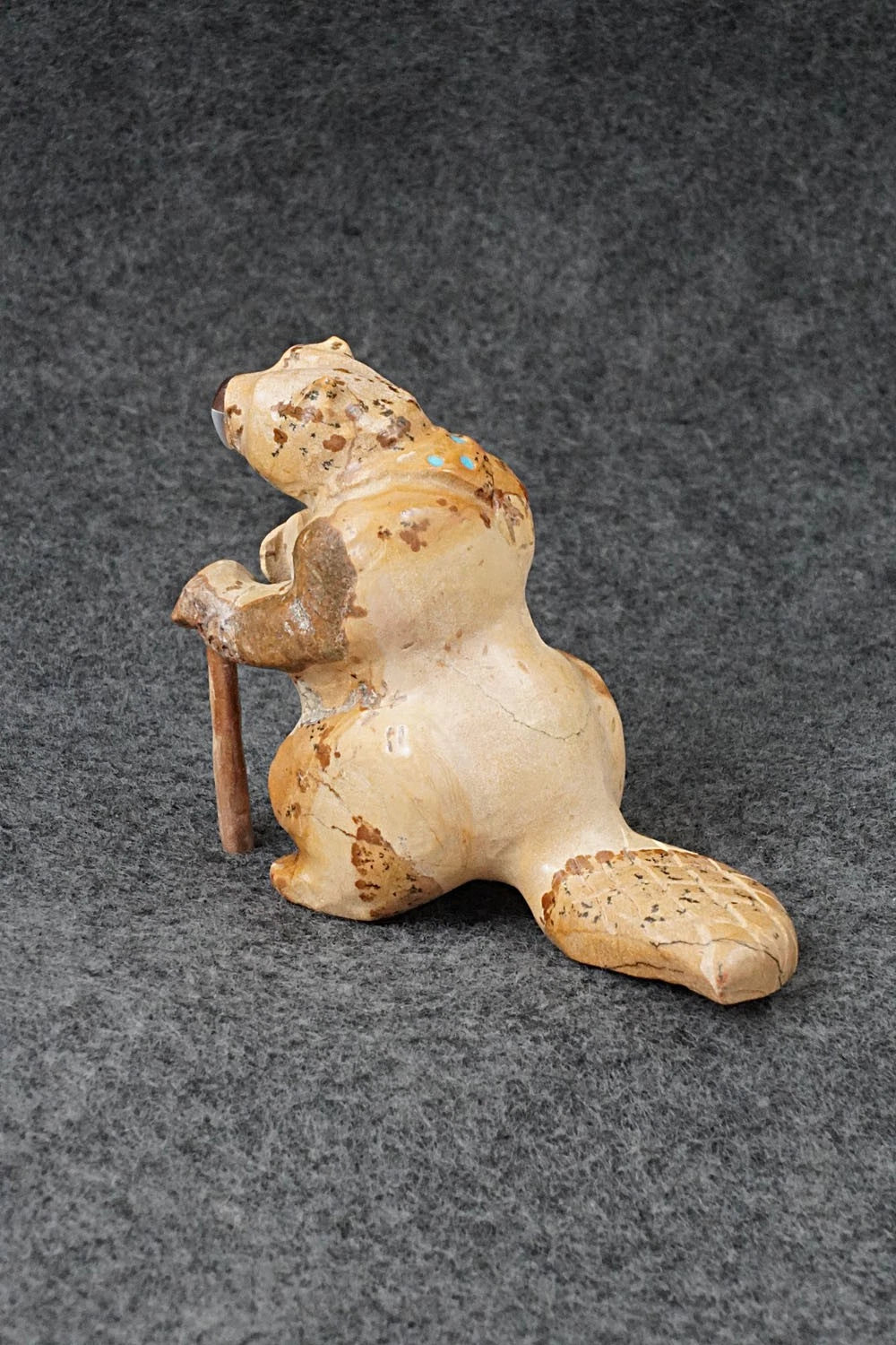 Beaver Zuni Fetish Carving - Freddie Leekya