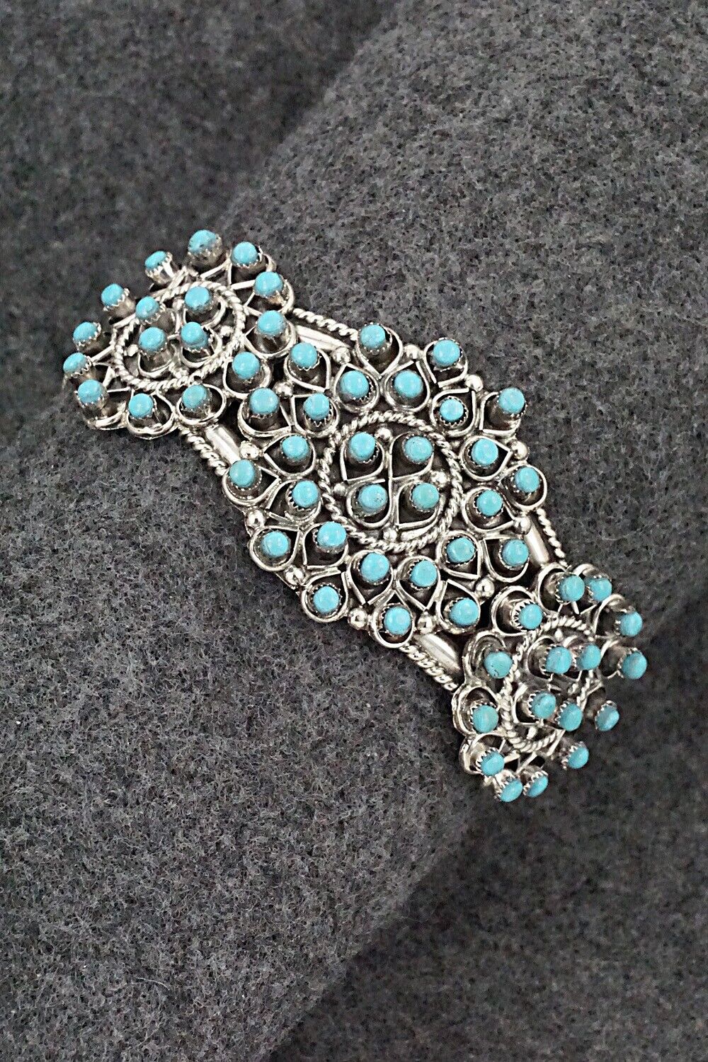 Turquoise & Sterling Silver Bracelet - Wayne Johnson