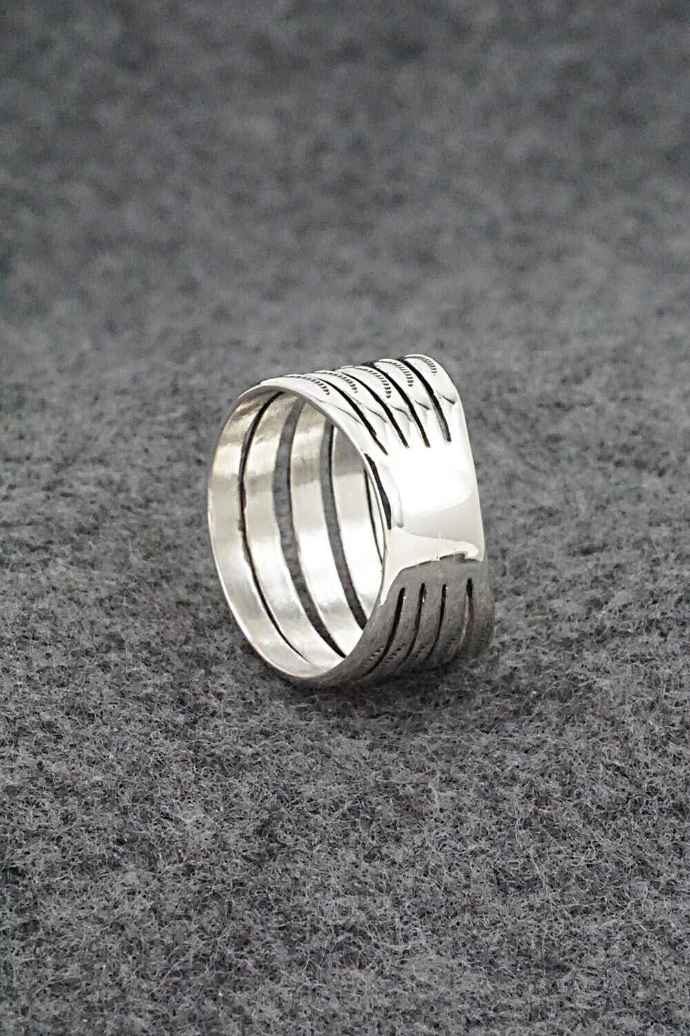 Sterling Silver Ring - Raymond Coriz - Size 8