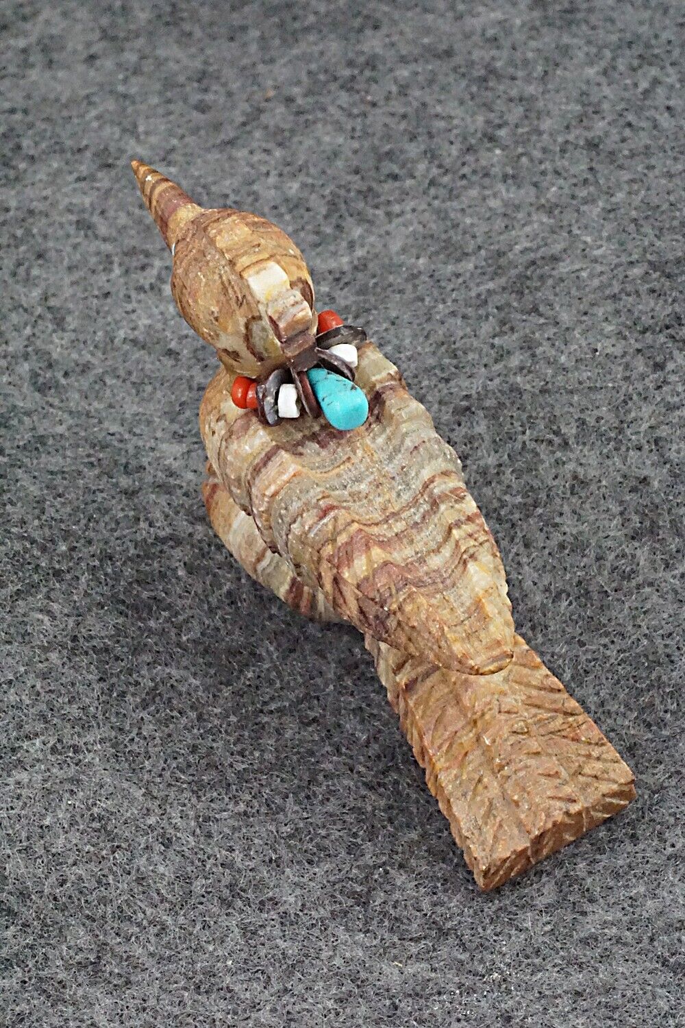 Roadrunner Zuni Fetish Carving - Douglas Martza