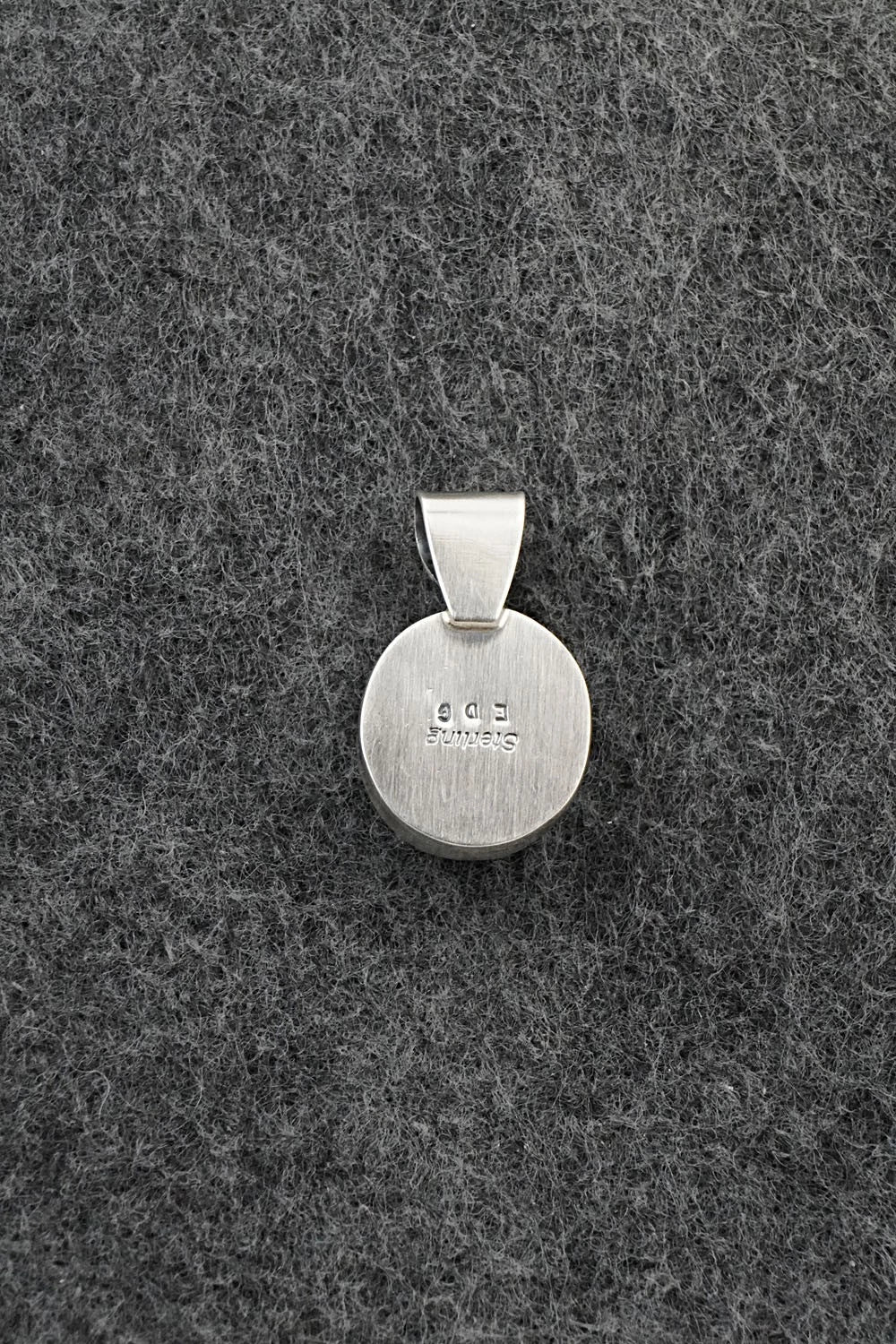 Turquoise & Sterling Silver Pendant - Eugene Gruber