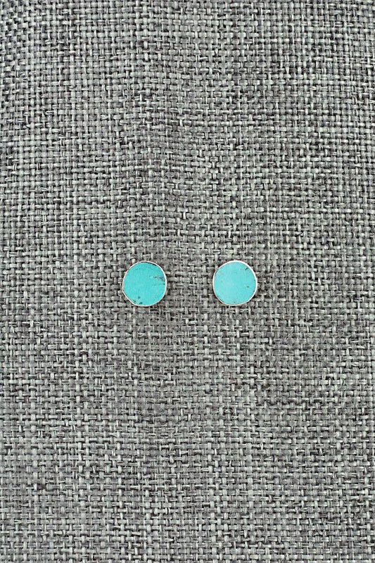 Turquoise & Sterling Silver Earrings - Rebecca Davis