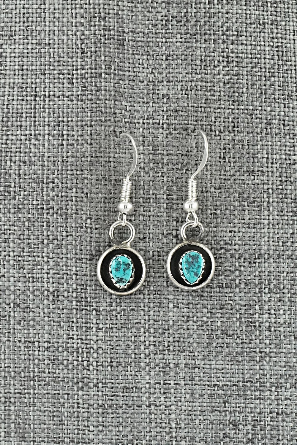 Turquoise & Sterling Silver Squash Blossom Set - Phil Garcia