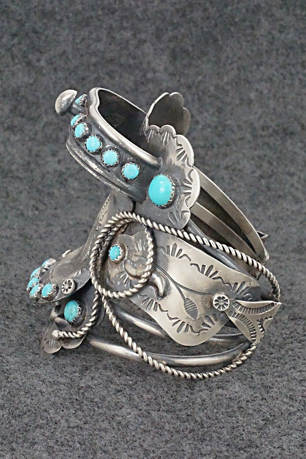 Turquoise & Sterling Silver Bracelet - Tim Yazzie