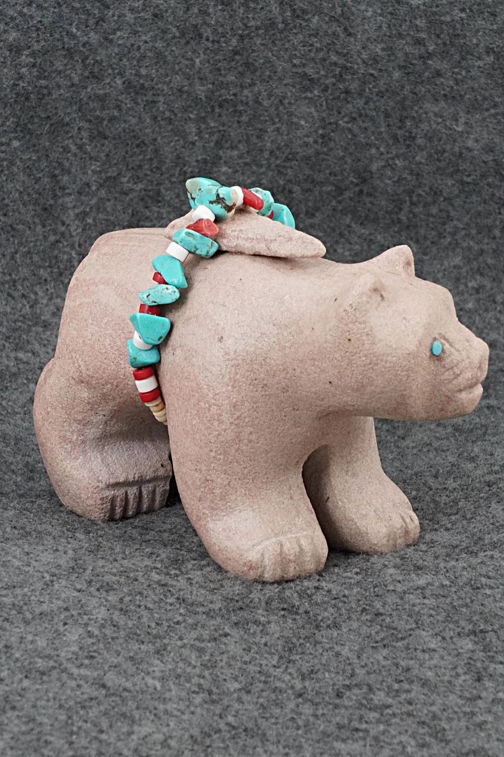 Mountain Lion Zuni Fetish Carving - Darrell Westika