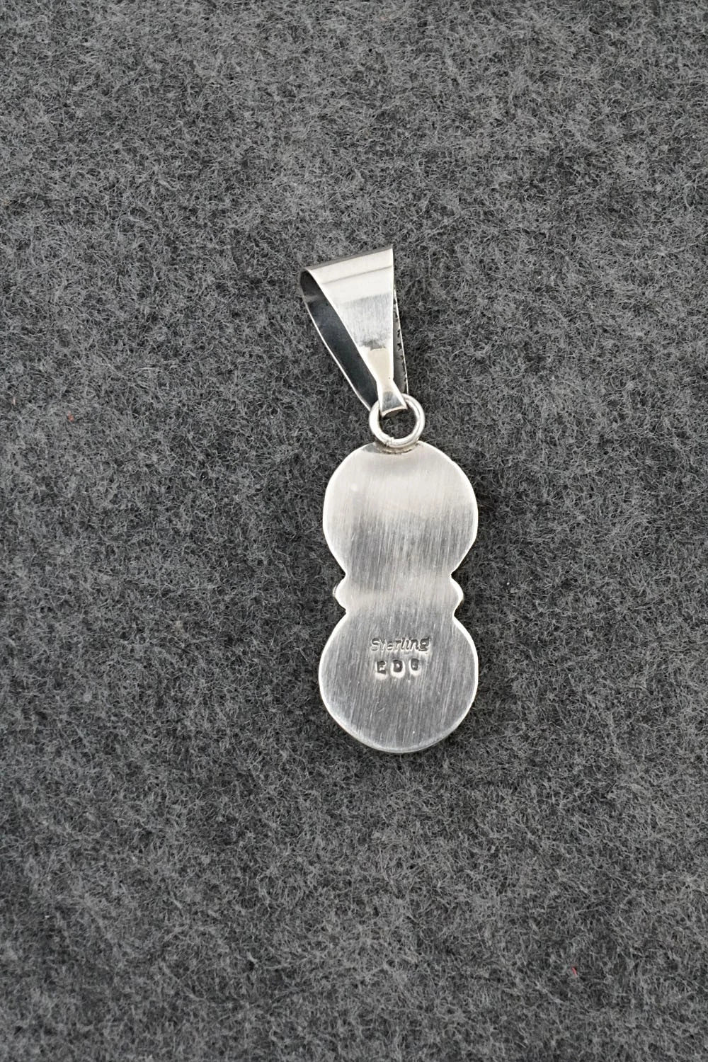 Turquoise & Sterling Silver Pendant - Eugene Gruber