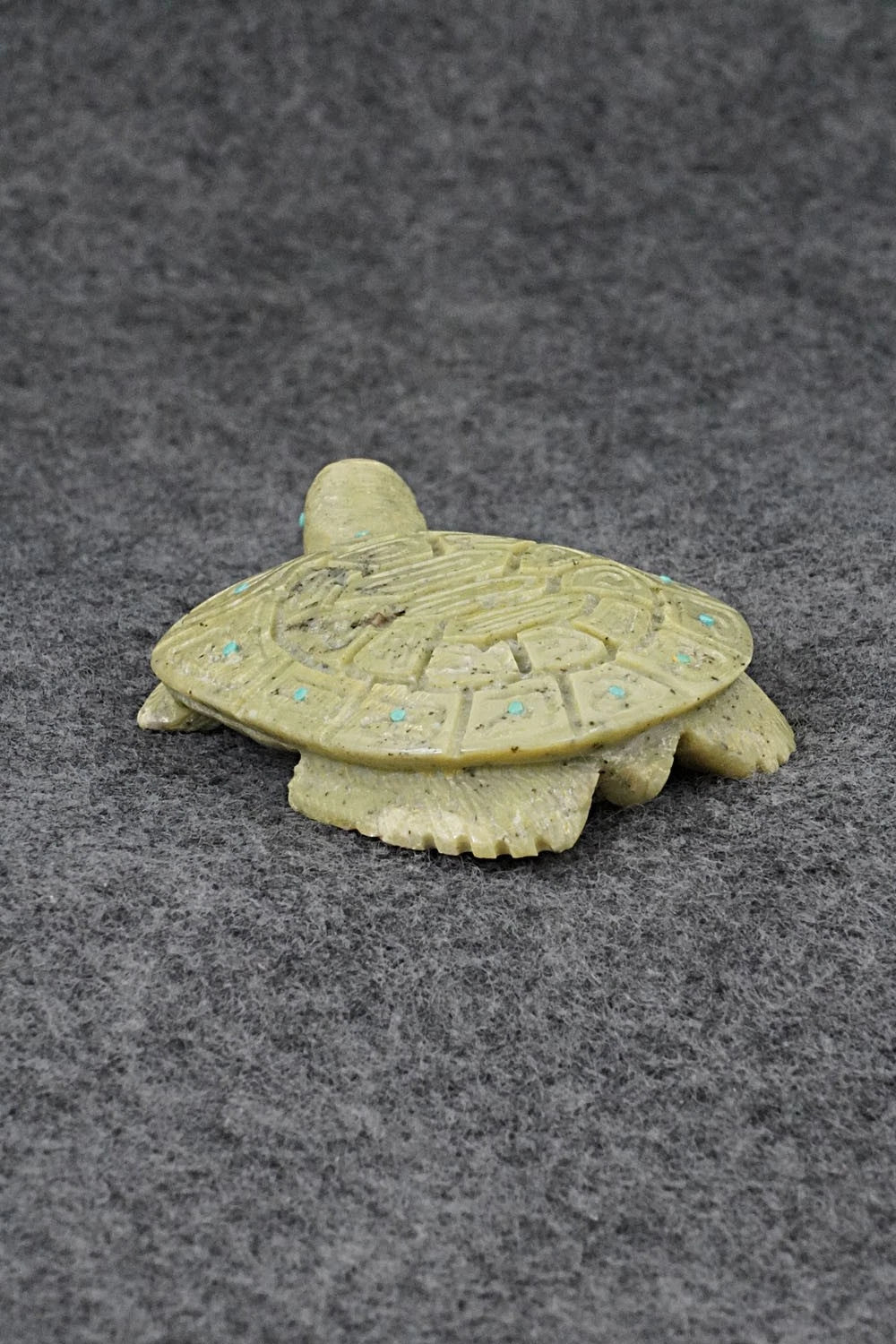Turtle Zuni Fetish Carving - Adrian Cachini