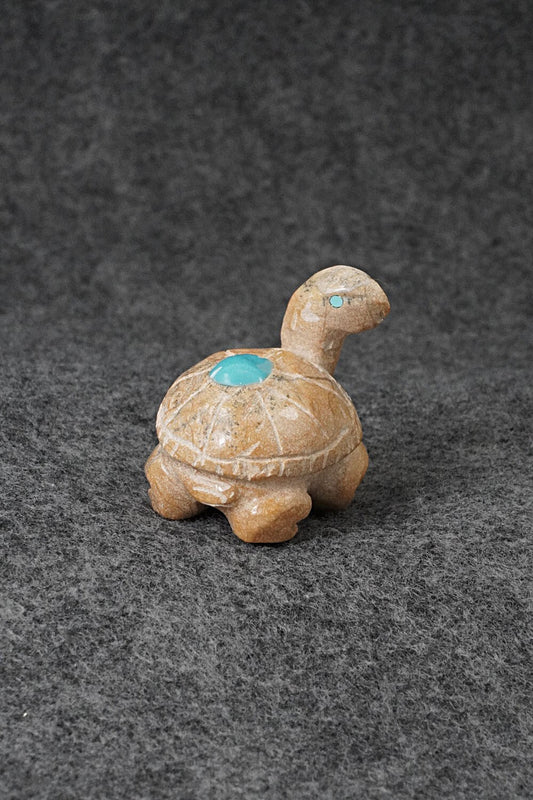 Turtle Zuni Fetish Carving - Freddie Leekya