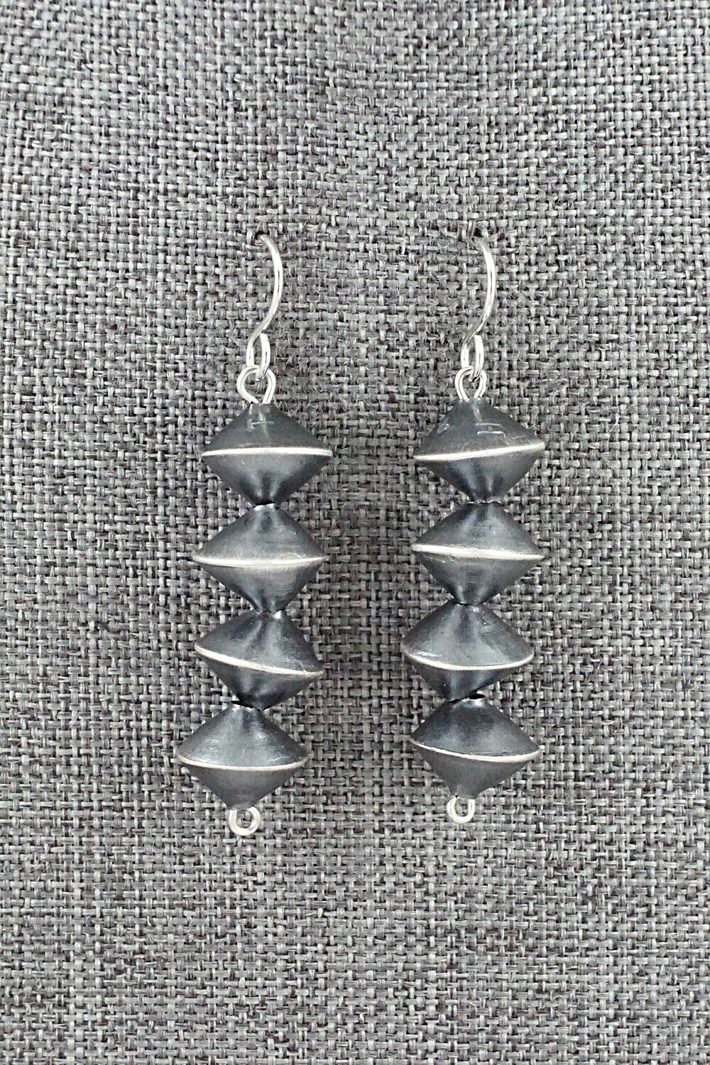 Sterling Silver Navajo Pearl Earrings - Tonisha Haley