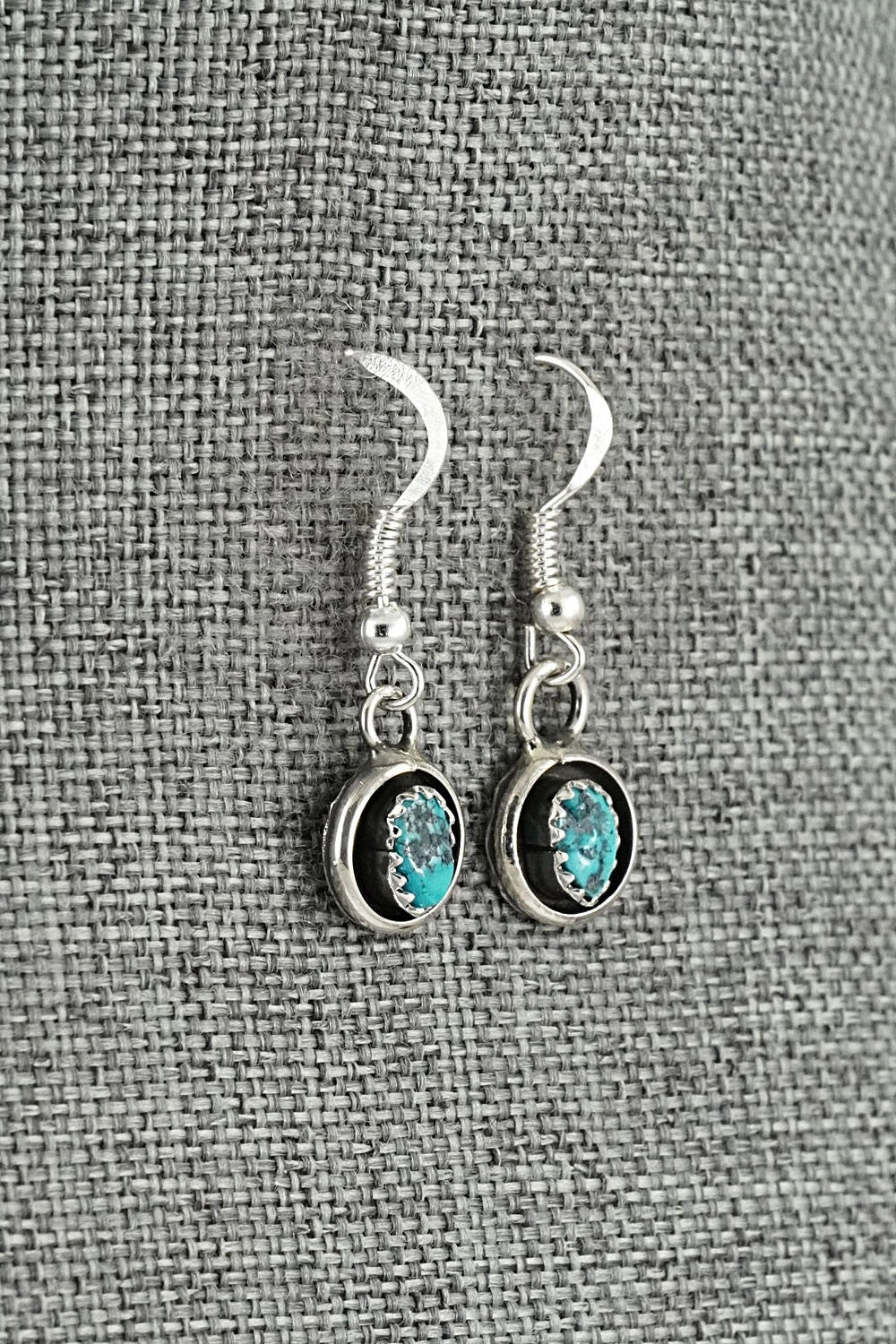 Turquoise & Sterling Silver Squash Blossom Set - Phil Garcia