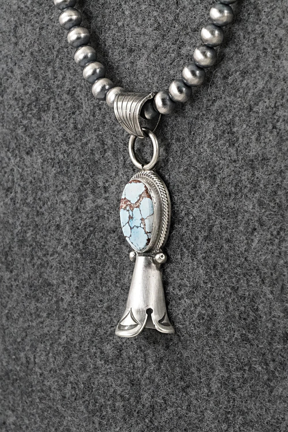 Turquoise & Sterling Silver Necklace - Sharon McCarthy
