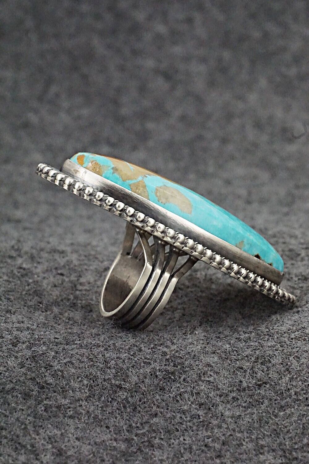 Turquoise & Sterling Silver Ring - Randy Boyd - Size 6.5