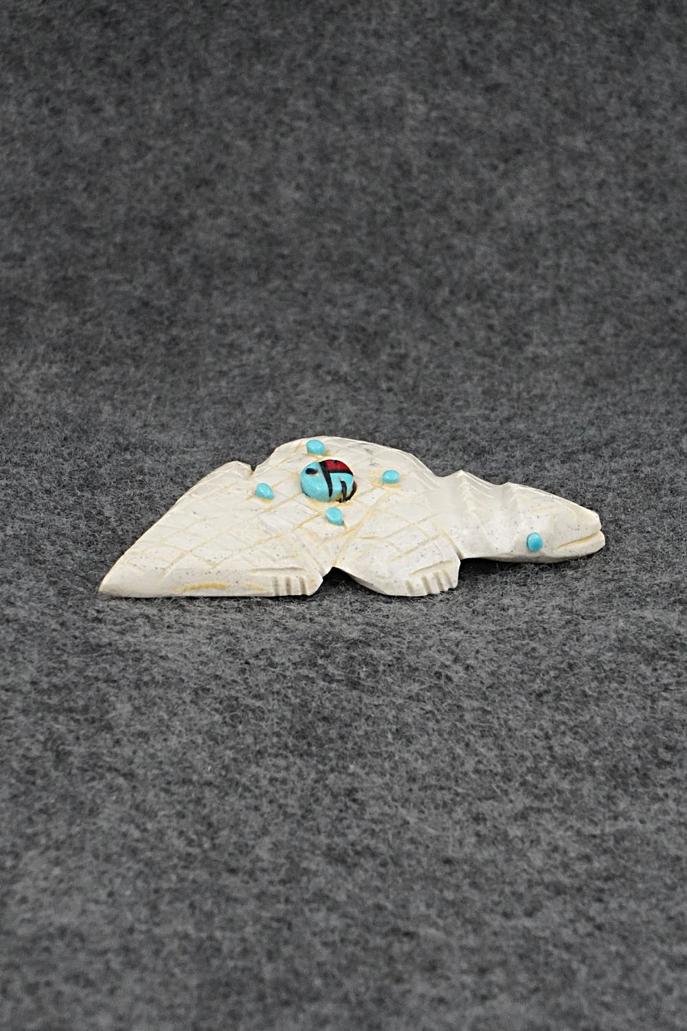 Horned Toad Zuni Fetish Carving - Danette Laate