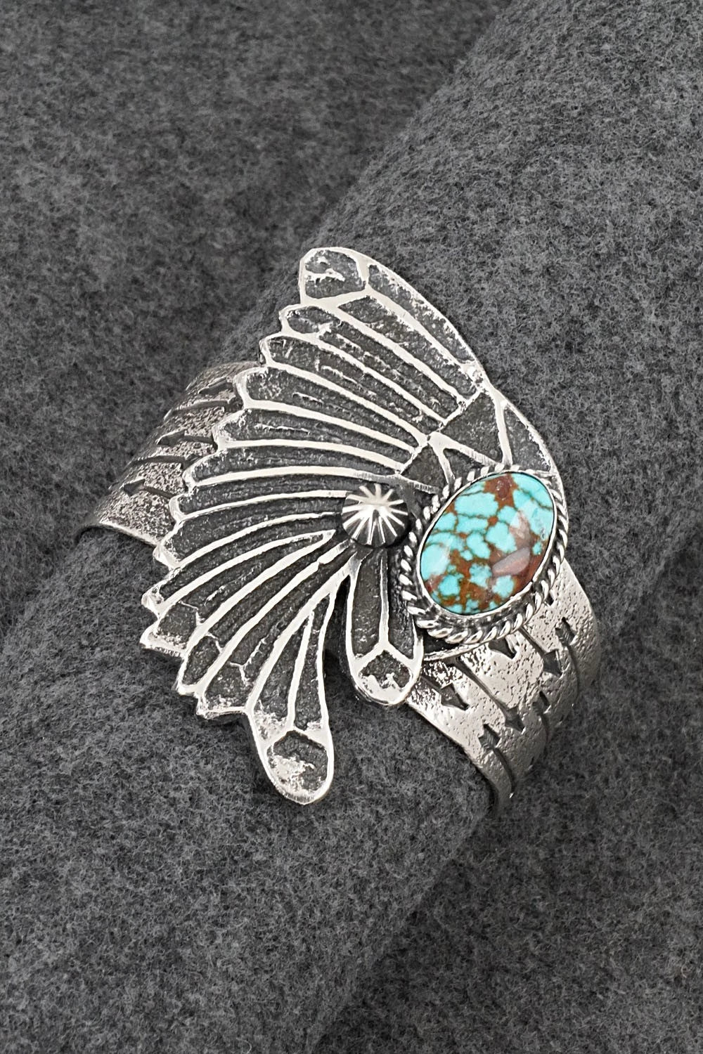Turquoise & Sterling Silver Bracelet - Delbert Arviso