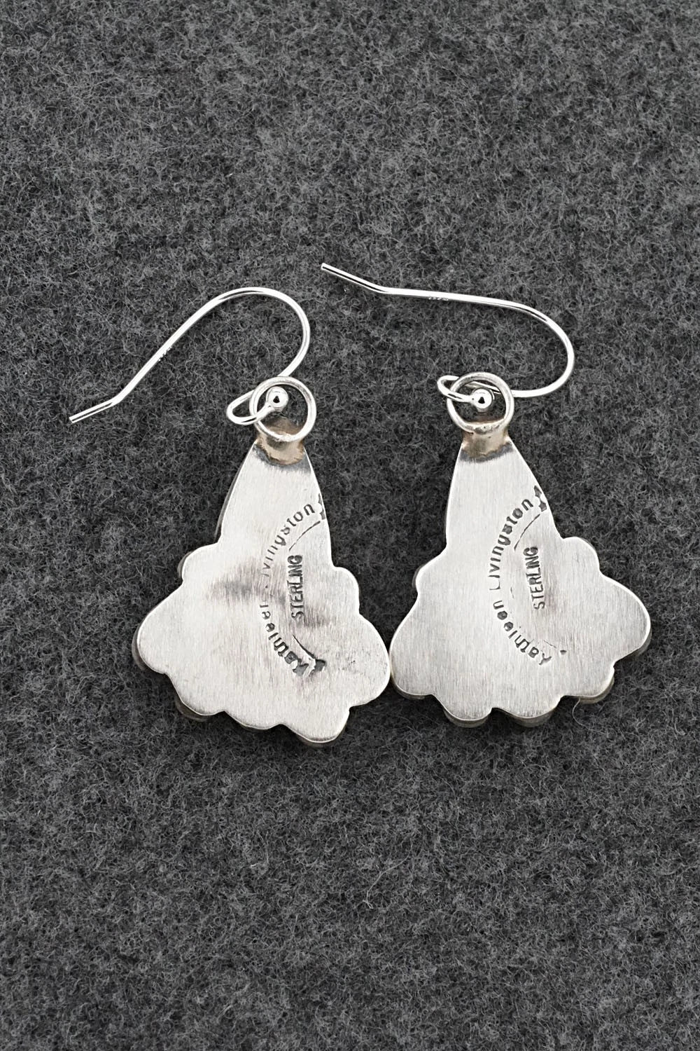 Turquoise & Sterling Silver Earrings - Kathleen Livingston