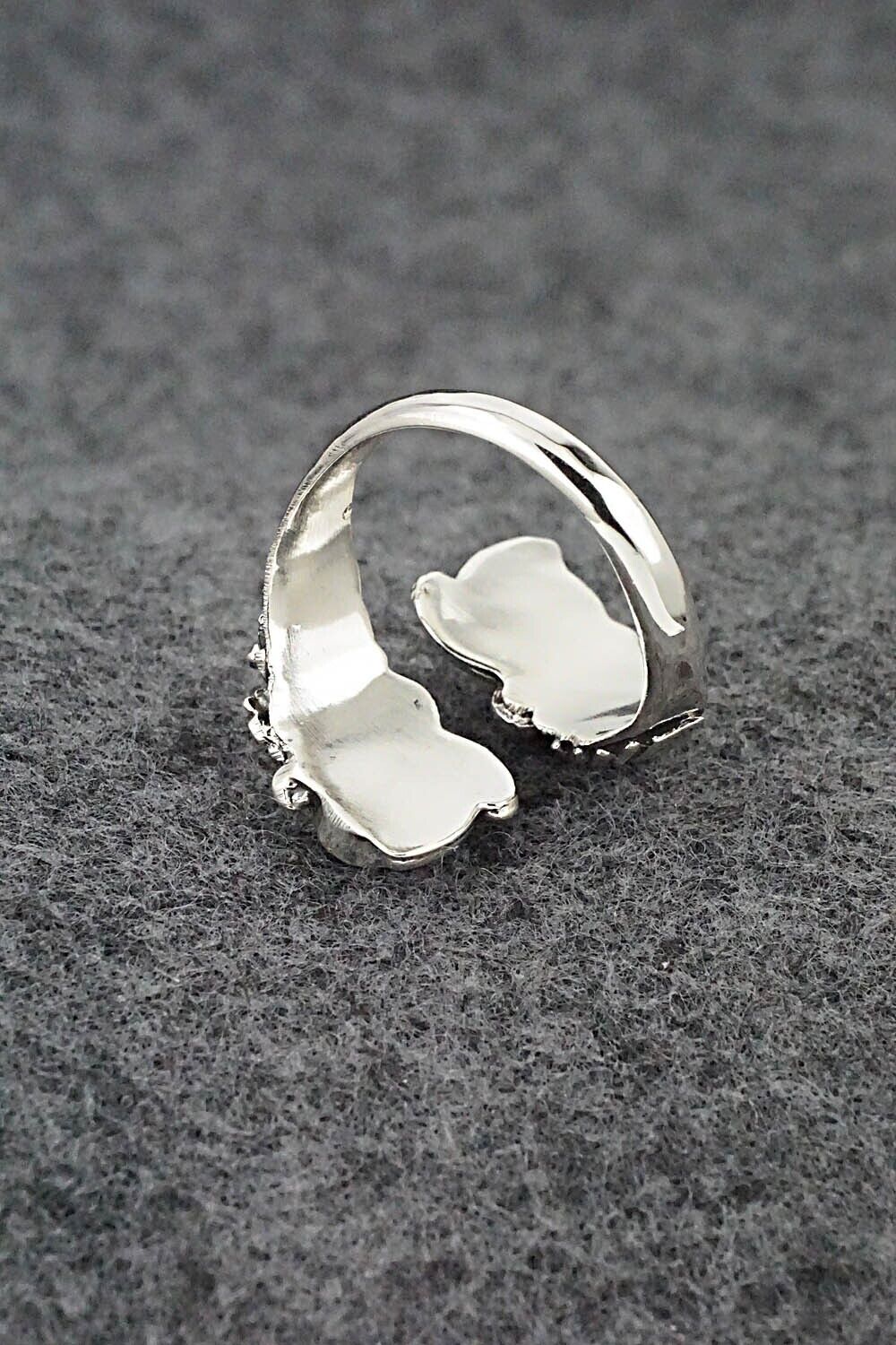 Opalite & Sterling Silver Ring - Etta Belin - Size 8