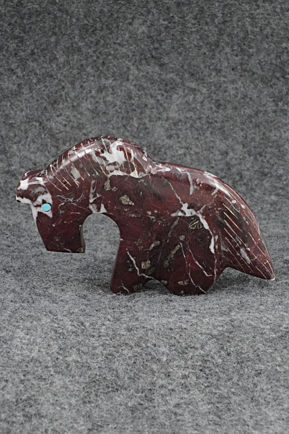 Horse Zuni Fetish Carving - Kenric Laiwakete