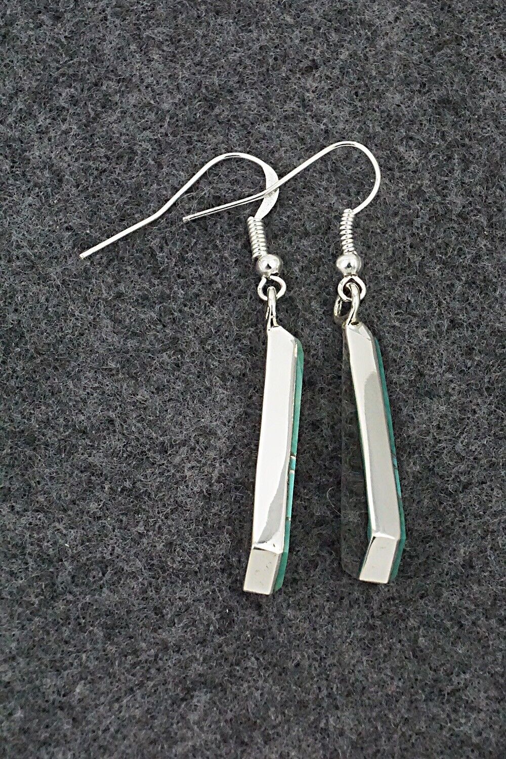 Turquoise & Sterling Silver Earrings - Marilyn Yazzie