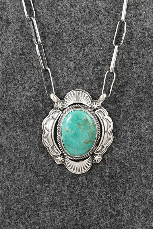 Turquoise & Sterling Silver Necklace - Randy Boyd