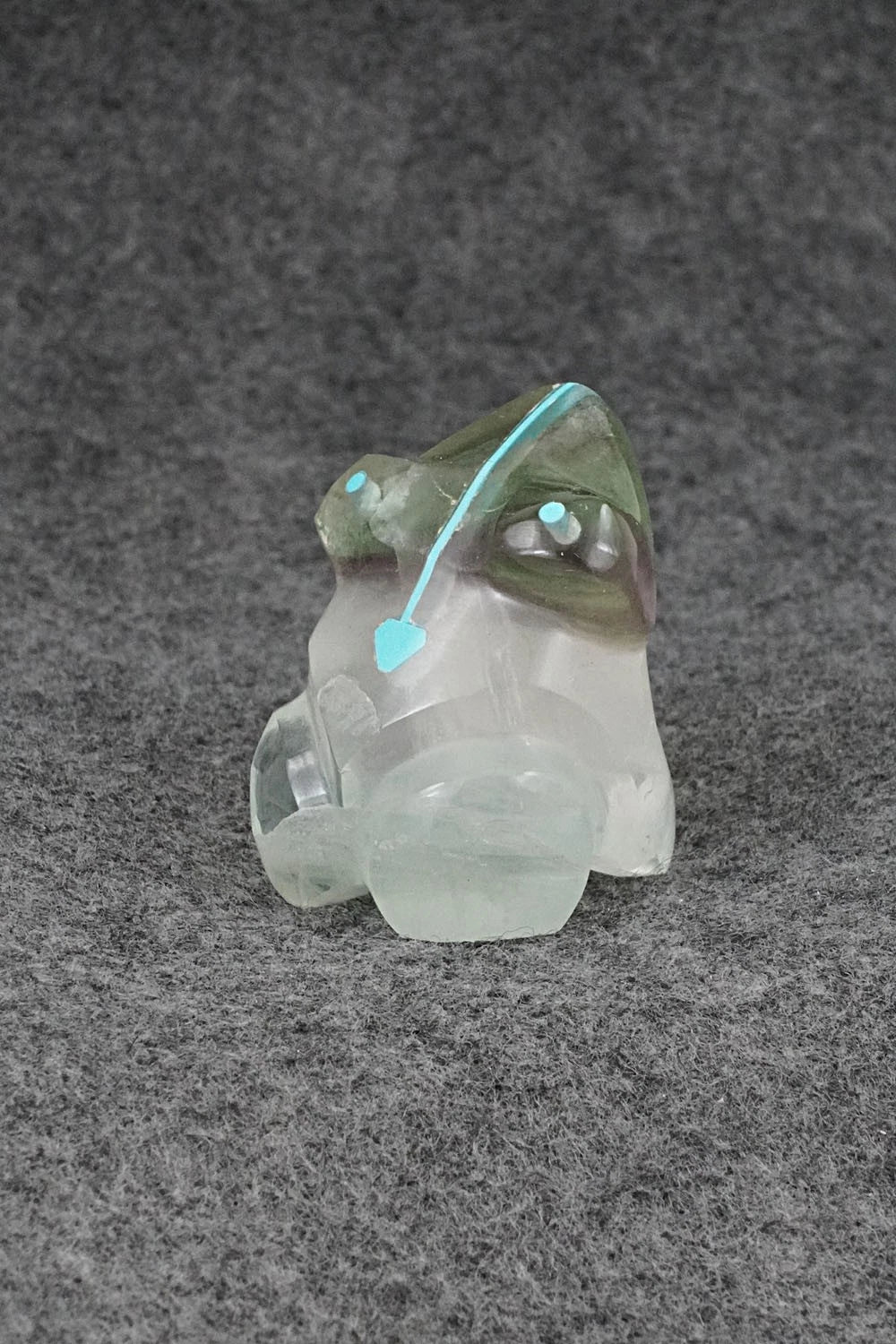 Frog Zuni Fetish Carving - Kenric Laiwakete
