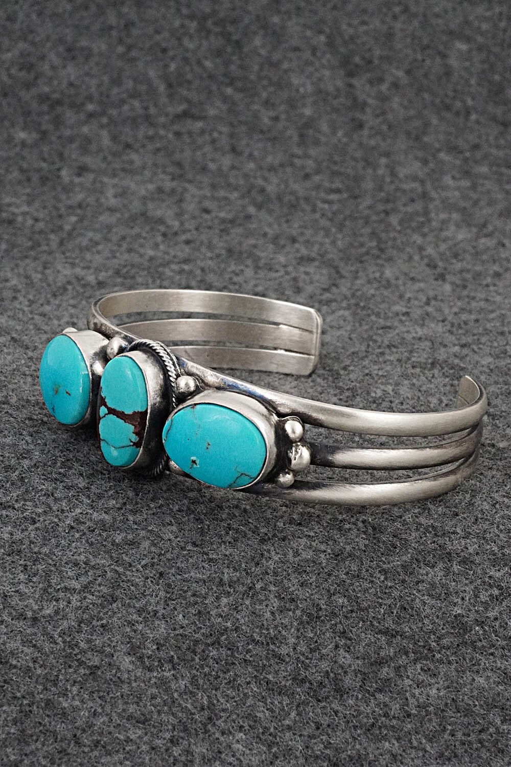 Turquoise & Sterling Silver Bracelet - Darrin Livingston