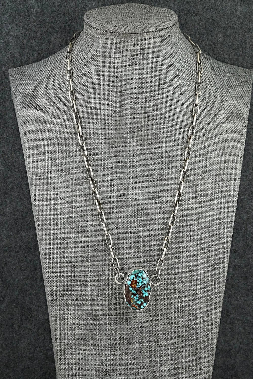 Turquoise & Sterling Silver Necklace - Randy Boyd