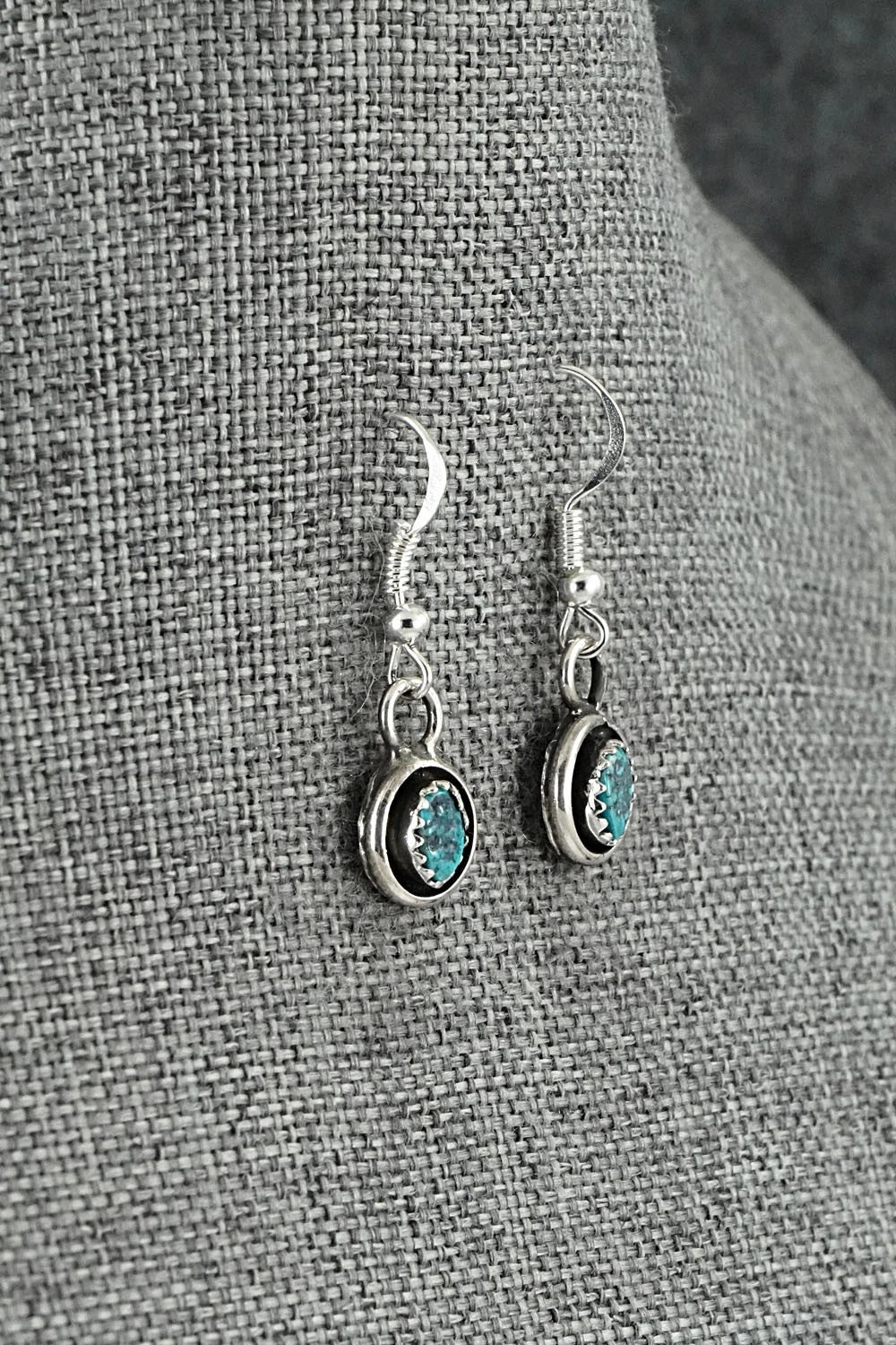 Turquoise & Sterling Silver Squash Blossom Set - Phil Garcia