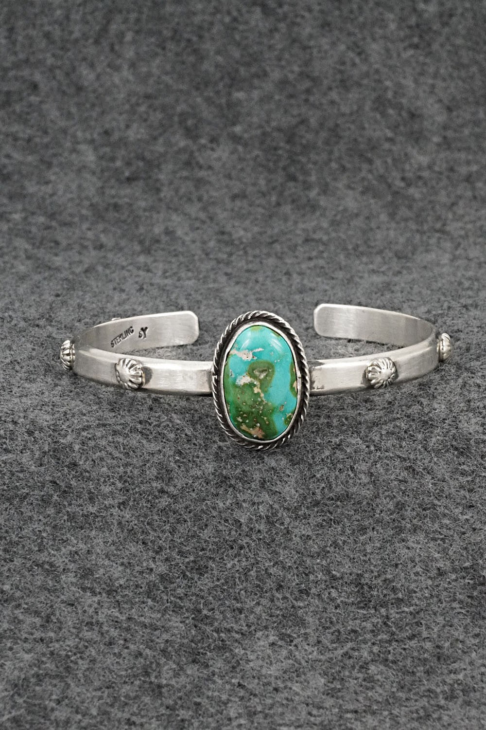 Turquoise & Sterling Silver Bracelet - Samuel Yellowhair