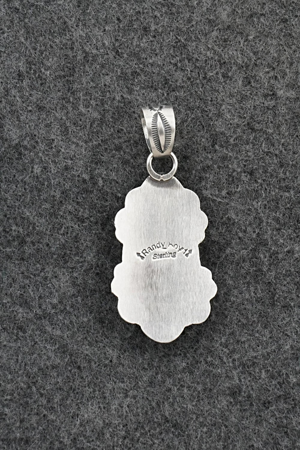 Turquoise & Sterling Silver Pendant - Randy Boyd