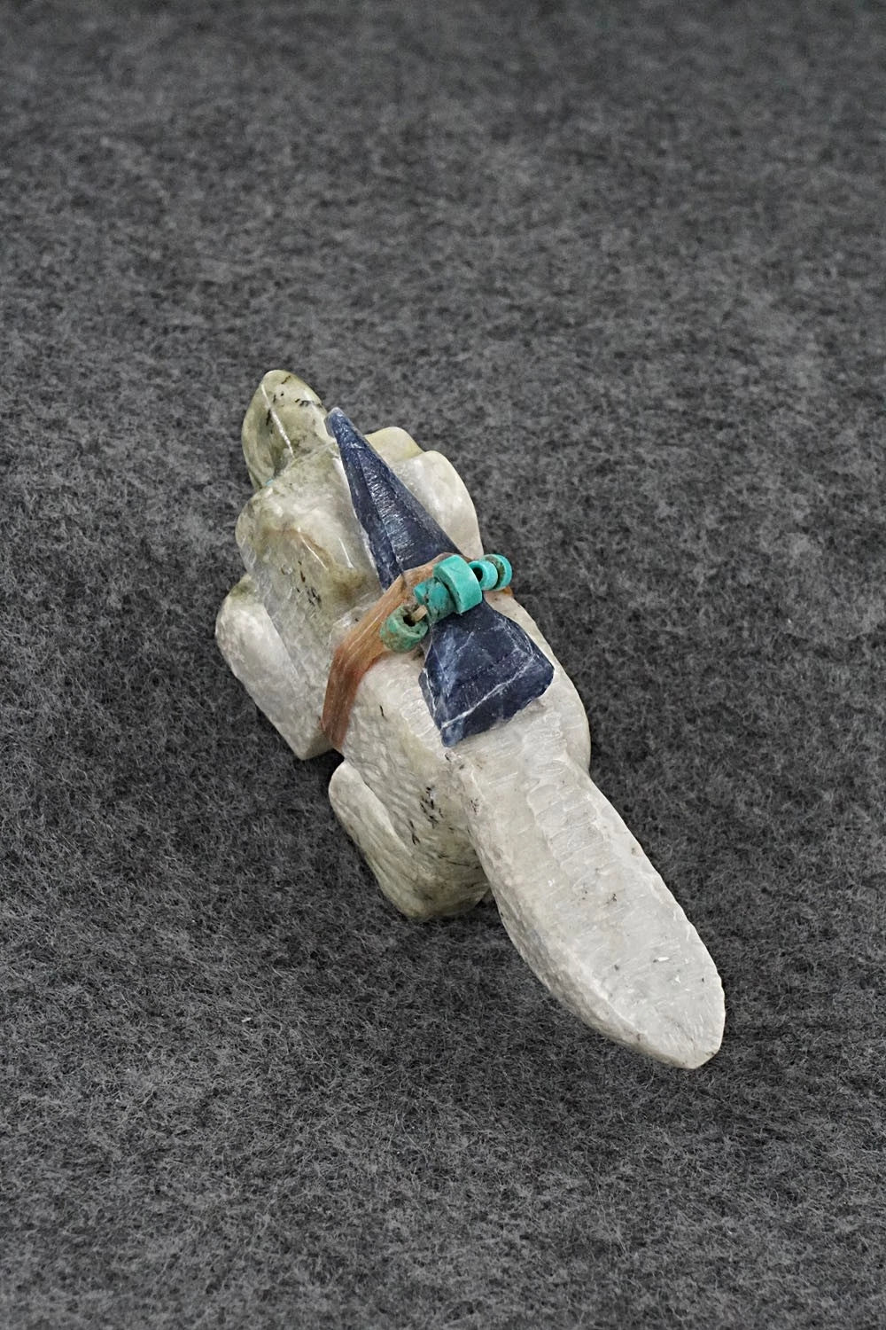 Wolf Zuni Fetish Carving - Danny Lonjose
