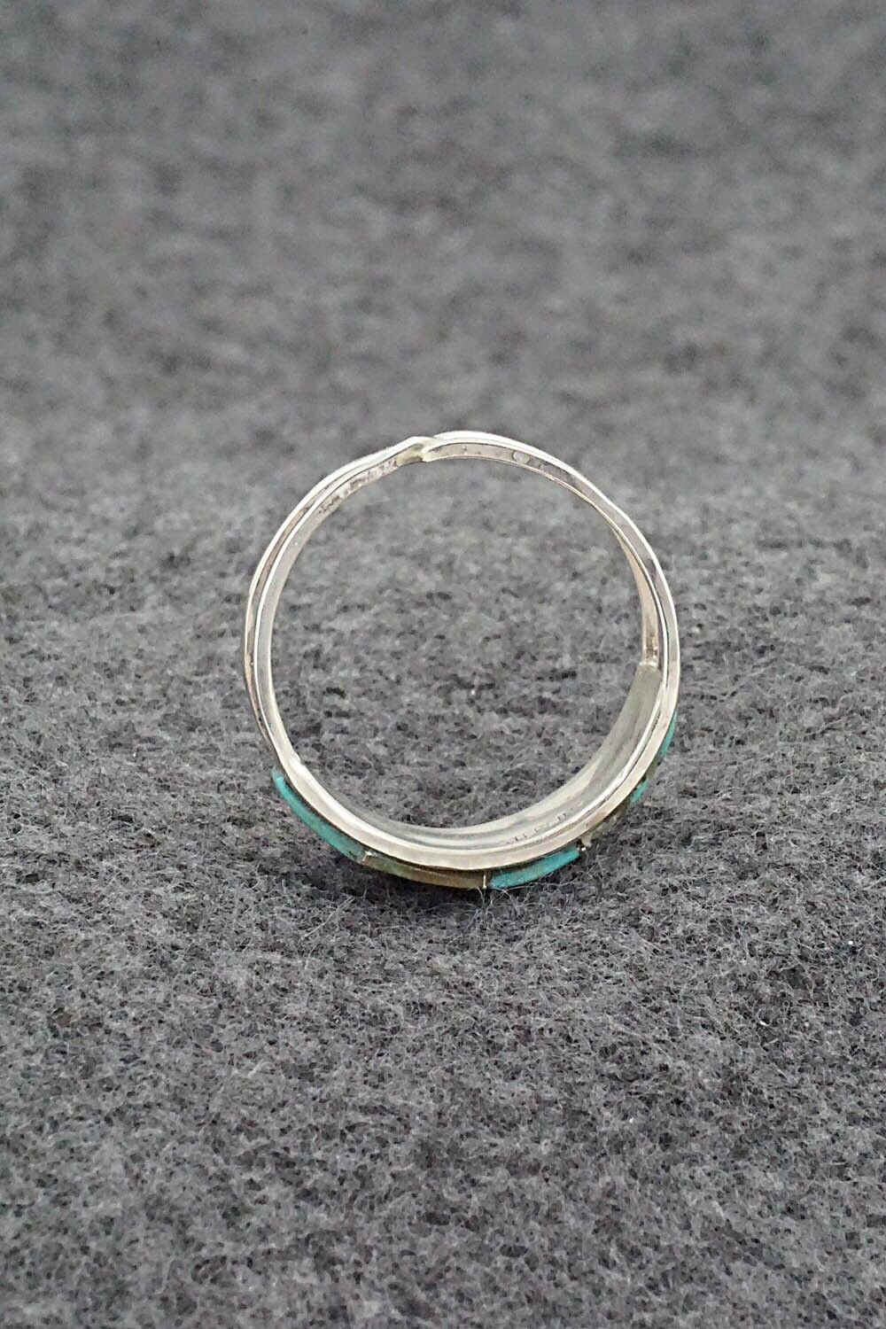 Turquoise & Sterling Silver Ring - Debbie Livingston - Size 10.25