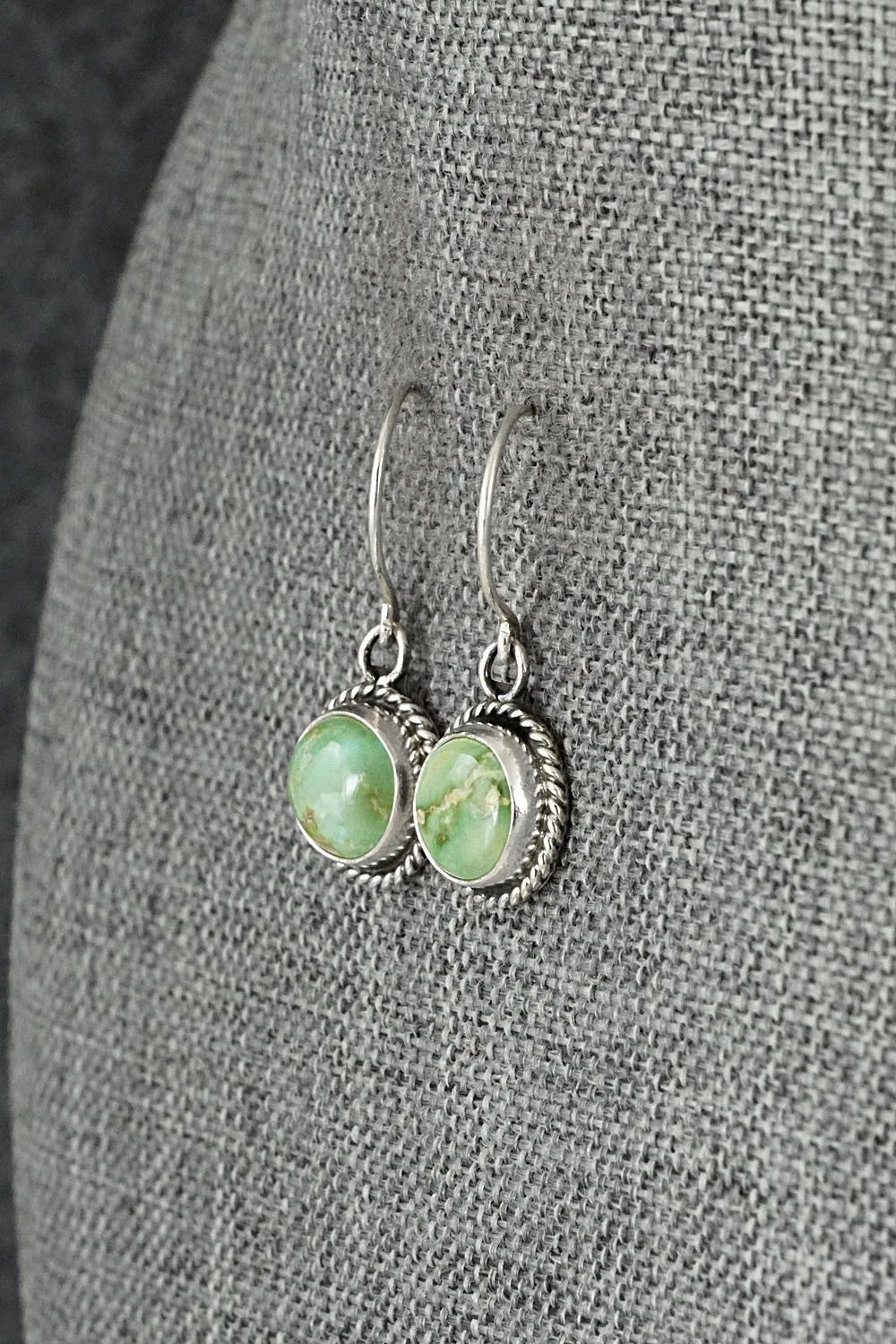 Turquoise & Sterling Silver Earrings - Rosemary Saunders