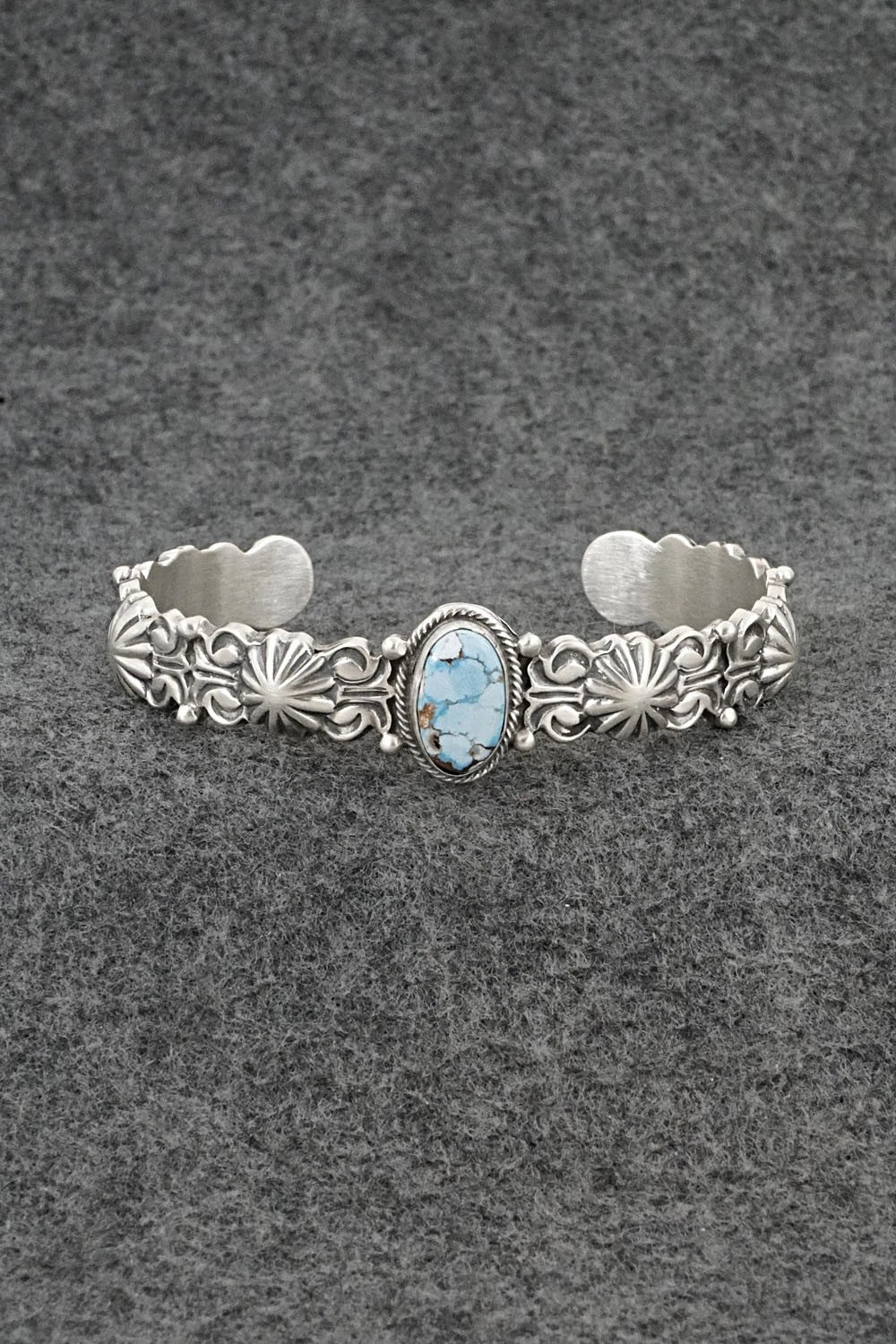 Turquoise & Sterling Silver Bracelet - Thomas Yazzie