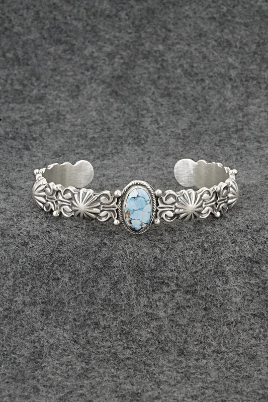 Turquoise & Sterling Silver Bracelet - Thomas Yazzie