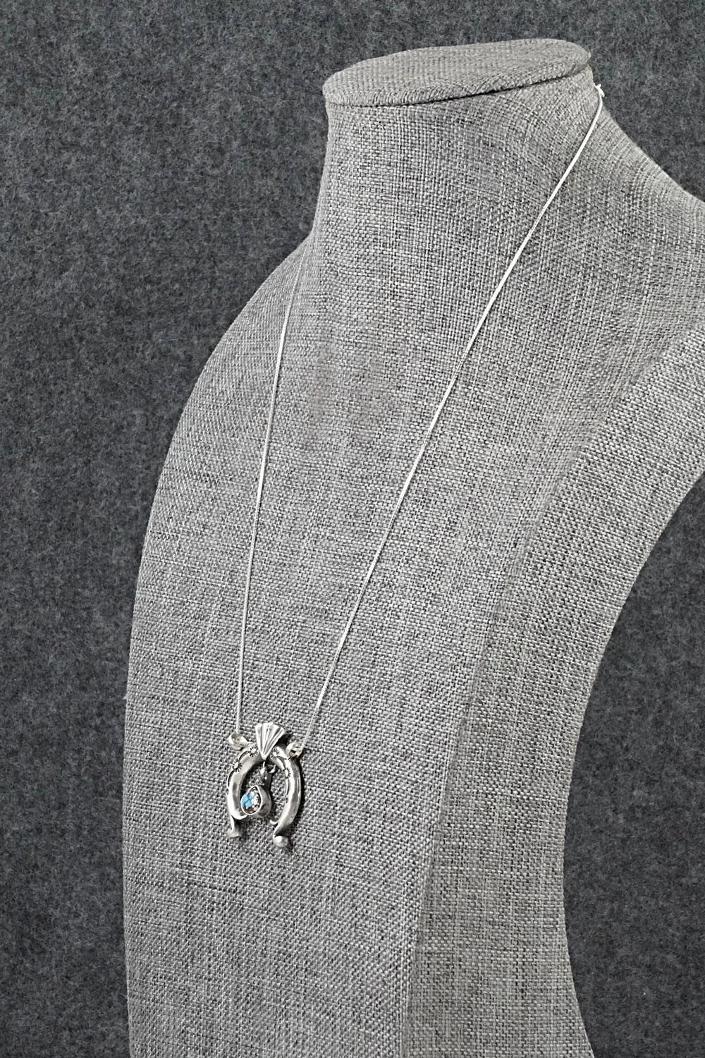 Turquoise & Sterling Silver Necklace - Gary Shorty