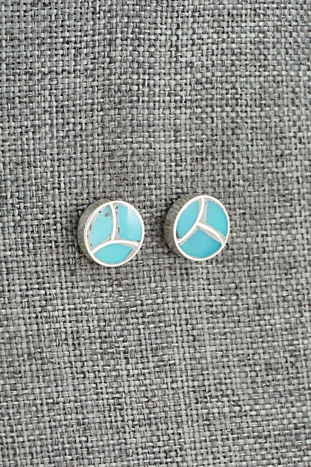 Turquoise & Sterling Silver Earrings - Lynelle Johnson